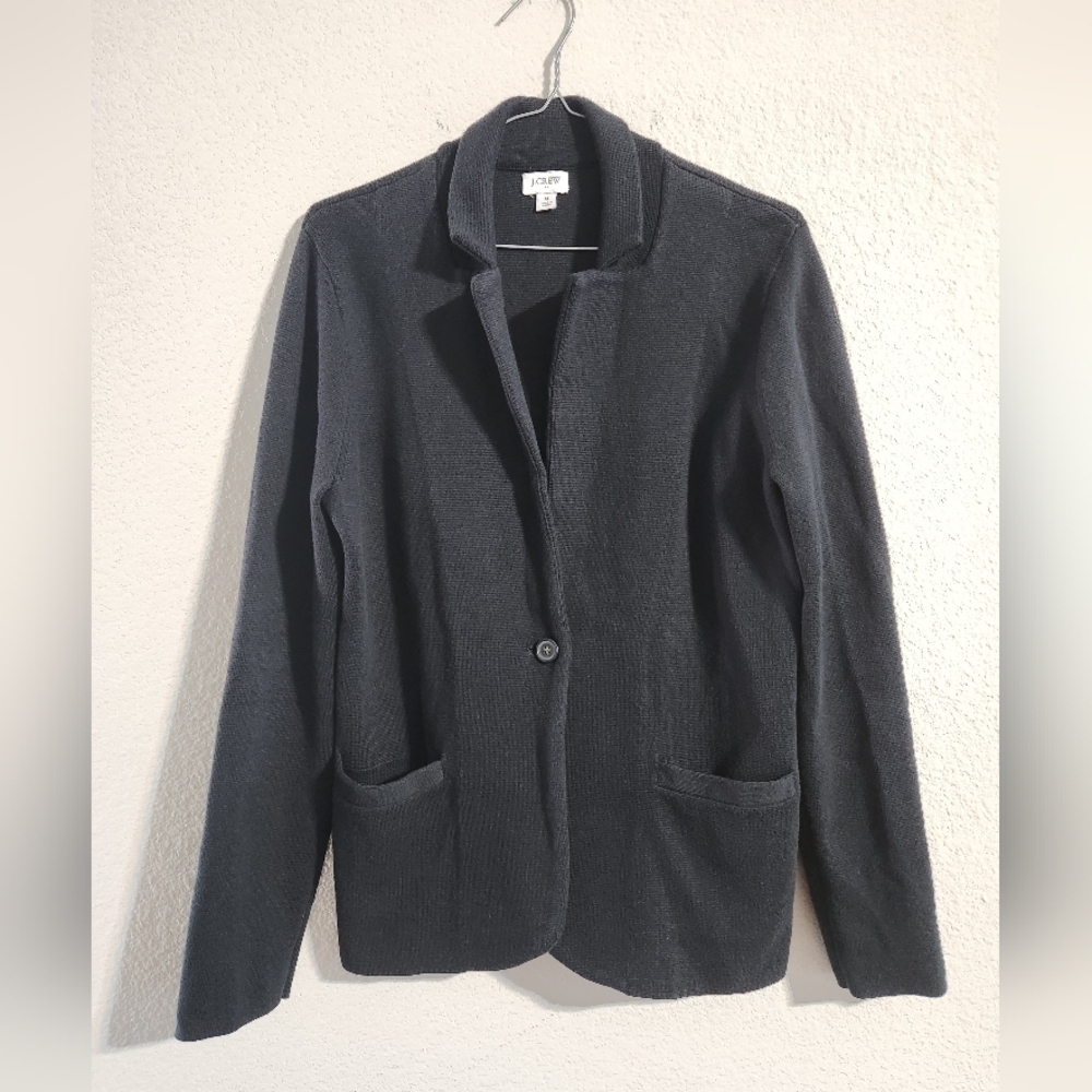 J. Crew Schoolboy Sweater Blazer in Black Women’s size medium